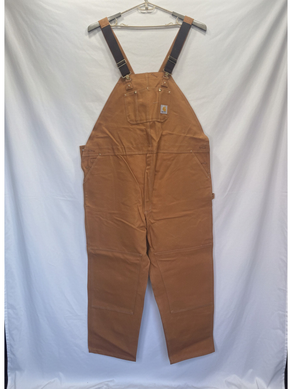 NWT Carhartt R01 Duck Bib Overalls Men's 56 x 32